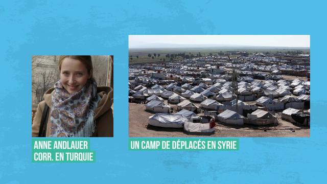 Un camp de déplacés en Syrie a dû être évacué pour éviter les bombardements turcs