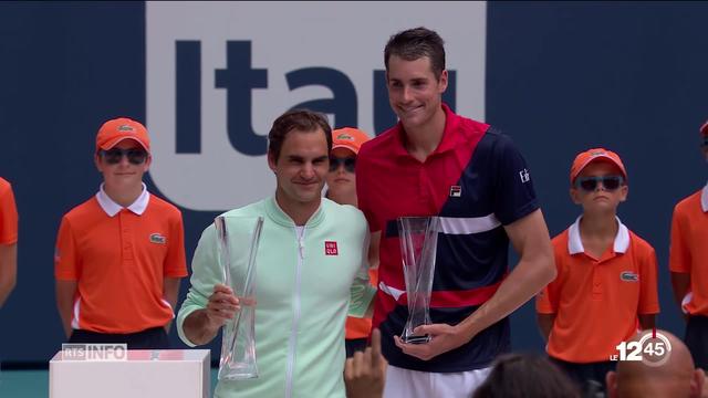 Et de 101 ! Roger Federer a remporté le tournoi ATP de Miami face à John Isner.
