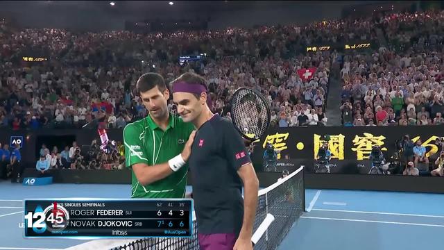 Roger Federer s'est incliné face à Novak Djokovic en demi-finale de l'Open d'Australie.