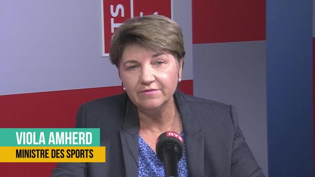 La Confédération versera 500 millions pour le sport: interview de Viola Amherd