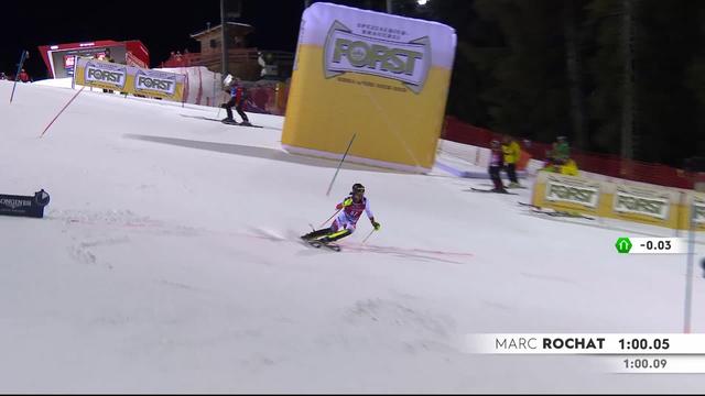 Madonna di Campiglio (ITA), slalom messieurs 2e manche: Marc Rochat (SUI)