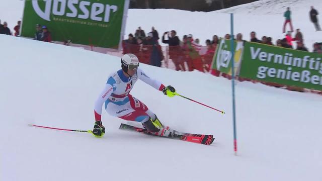 Kitzbühel (AUT), slalom messieurs, 2e manche: Ramon Zenhaeusern (SUI)