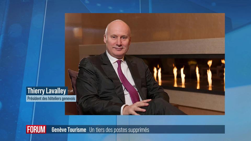 Genève Tourisme dans une situation critique: interview de Thierry Lavalley