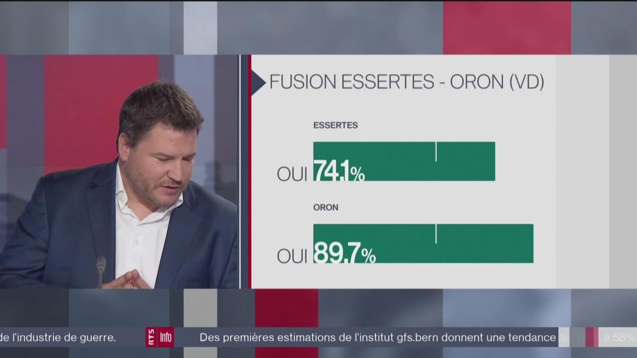 Oron et Essertes acceptent de fusionner