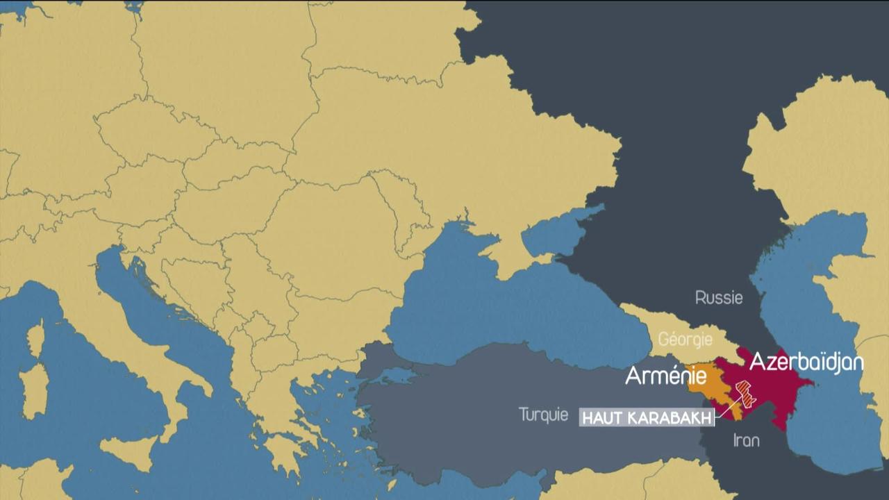 Le Haut-Karabakh, un territoire disputé entre l'Arménie et l'Azerbaïdjan. [RTS]