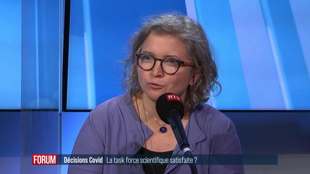 La task force est-elle satisfaite des nouvelles décisions de la Confédération? (vidéo)