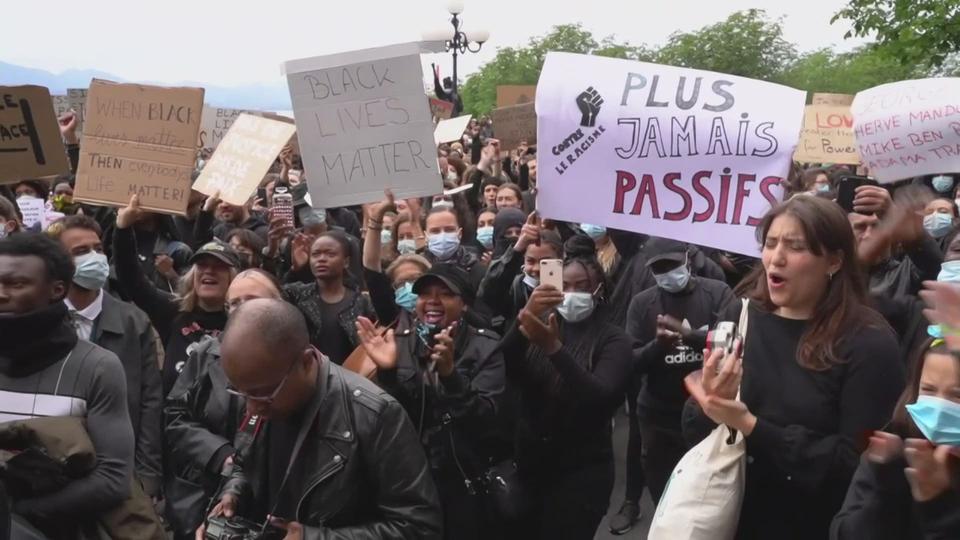 Les images de la manifestation à Lausanne