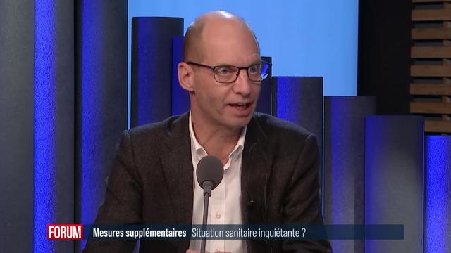 Philippe Eckert évoque à la situation sanitaire actuelle en Suisse (vidéo)