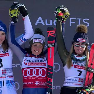 Ski, géant dames, Sestrières: Vhlova, Brignone et Shiffrin ex-aequo!