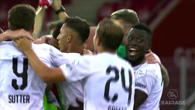 Barrage retour, Thoune - Vaduz (4-3): Vaduz remonte en Super League, Thoune coule !