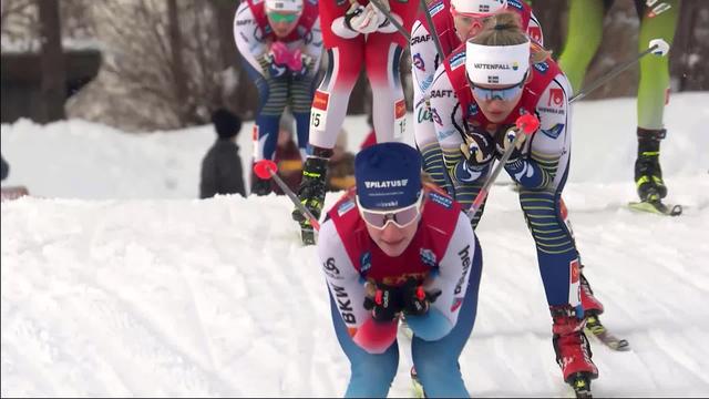 Sprint dames: Nadine Faehndrich se classe 2e derrière la Suédoise Jonna Sundling