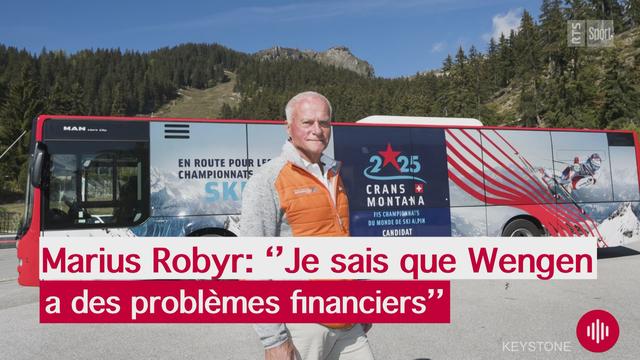 Ski: "Je sais que Wengen a des problèmes financiers", explique Marius Robyr (président du comité d'organisation des épreuves féminines de Crans-Montana)