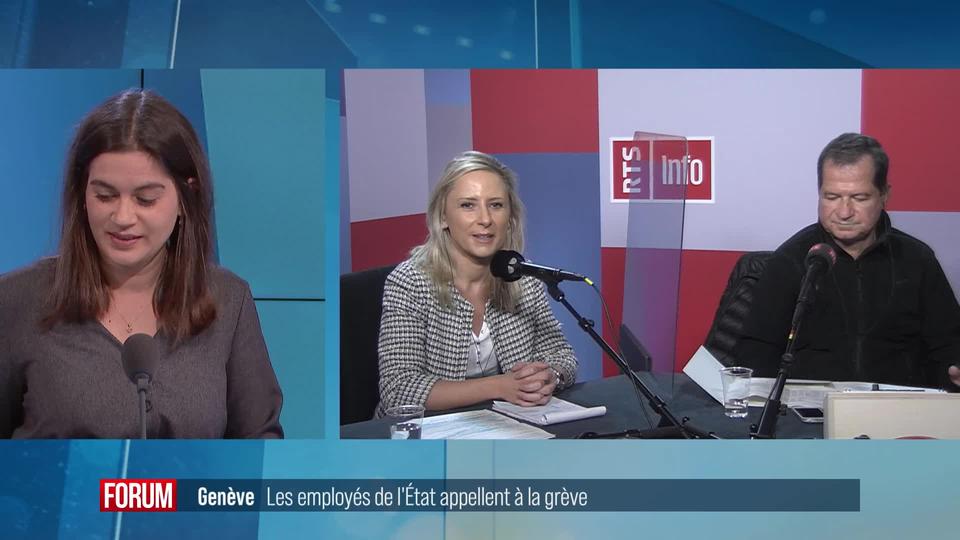 Le Cartel intersyndical genevois part en grève: débat entre Natacha Buffet-Desfayes et Olivier Baud