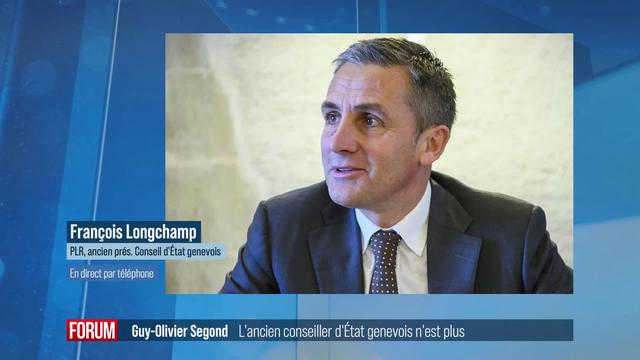 François Longchamp rend hommage à l’ancien conseiller d’État genevois Guy-Olivier Second