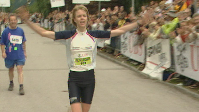 En 2005, Angélie Joly remporte Sierre-Zinal et établit un nouveau record de l'épreuve.