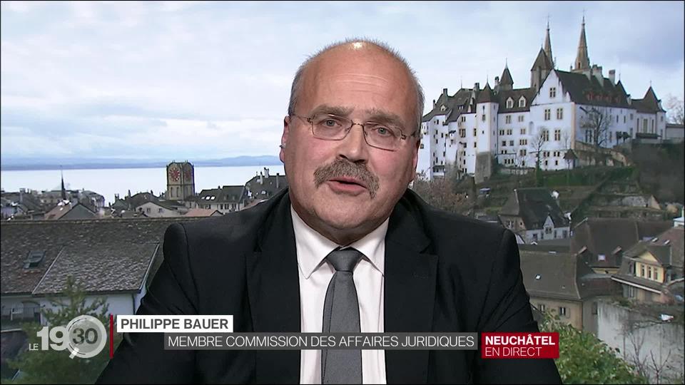 Affaire Lauber: réaction de Philippe Bauer, conseiller aux Etats (PLR-NE).