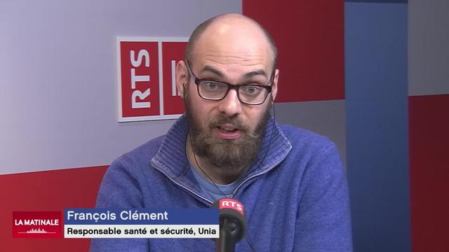 Pour François Clément d'Unia, la pression est croissante dans le domaine de la construction (vidéo)