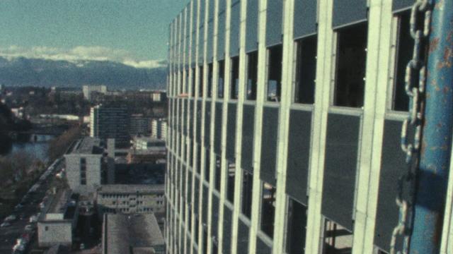 La tour de la télévision à Genève en 1969. [RTS]