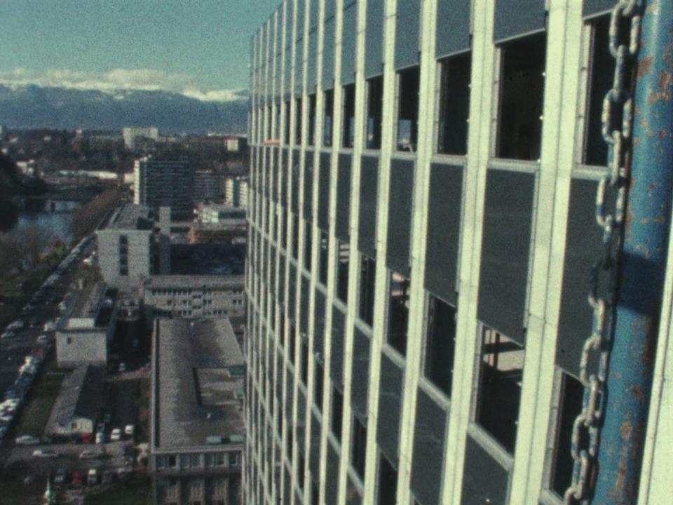 La tour de la télévision à Genève en 1969. [RTS]