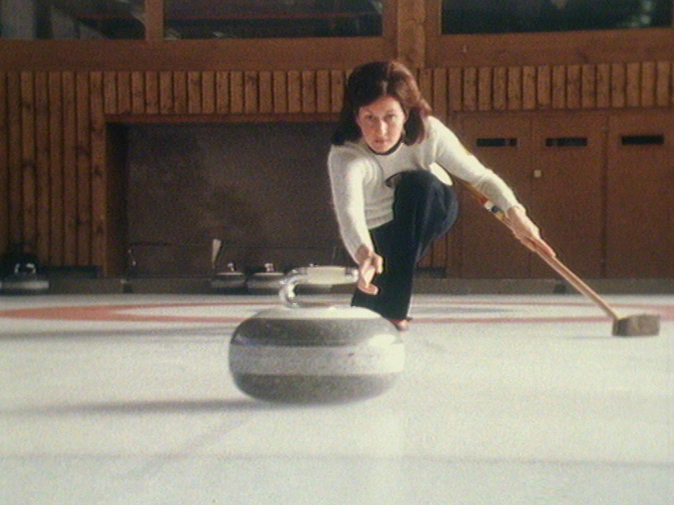 Curling à Champéry en 1976. [RTS]