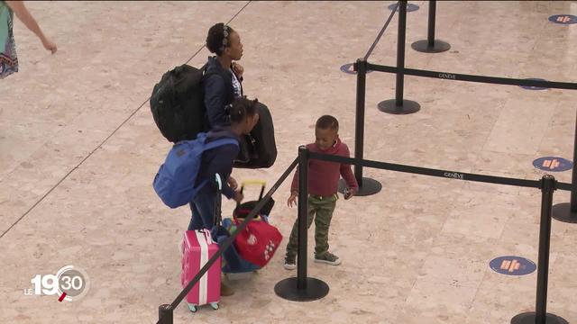 La reprise est timide à l'aéroport de Genève. 3000 passagers contre 50'000 par jour l'an dernier à la même époque.