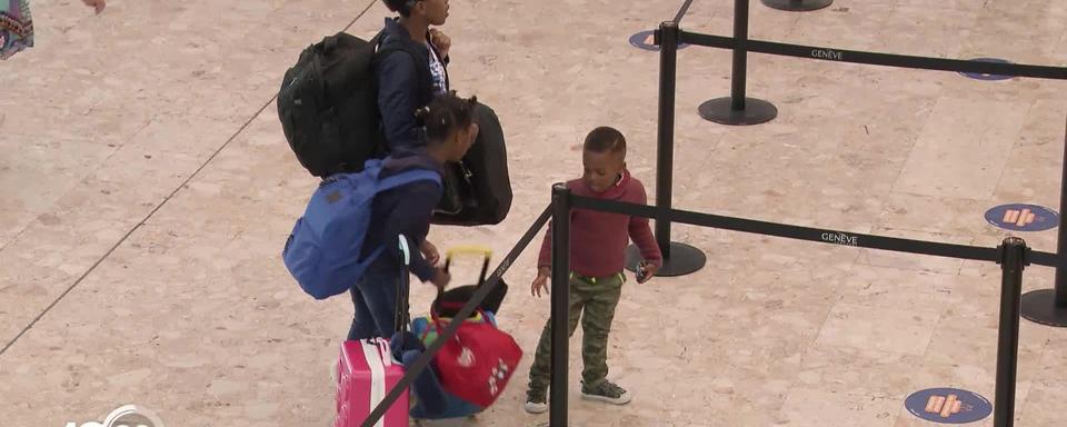 La reprise est timide à l'aéroport de Genève. 3000 passagers contre 50'000 par jour l'an dernier à la même époque.