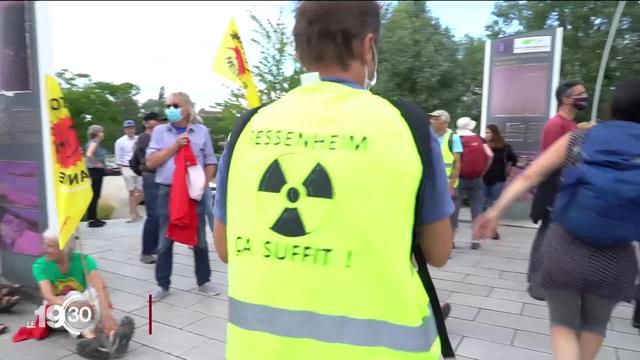 La centrale nucléaire française de Fessenheim mise à l'arrêt.