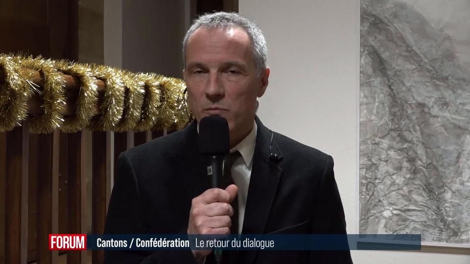 Retour du dialogue entre la Confédération et les cantons: interview de Laurent Kurth