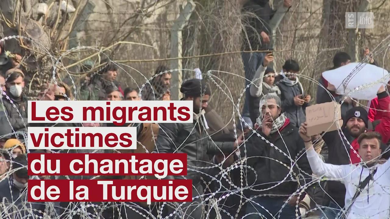 Migrants victimes du chantage turc