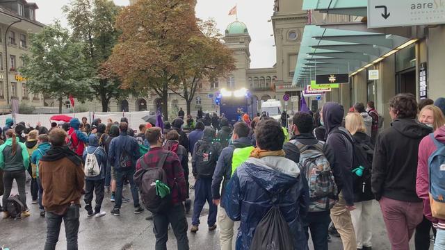 Manifestation pour le climat à Berne