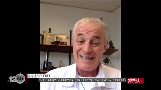 Le Prof. Didier Pittet revient sur l'évolution de l'épidémie de coronavirus en Suisse.