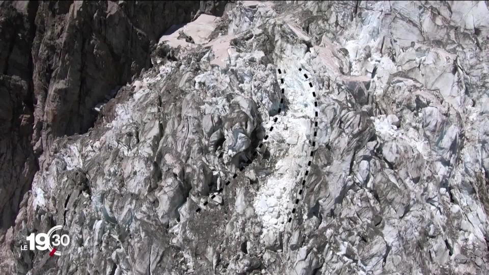 Le risque d'effondrement d'un glacier menace les habitants d'une vallée italienne à proximité de la frontière valaisanne