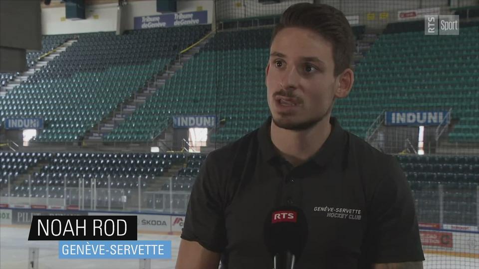 Hockey: Noah Rod à l'interview avant le début de saison