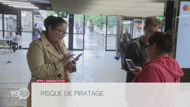 Risque de piratage pour l'application SwissCovid