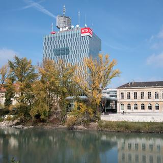 La tour de la RTS à Genève. [RTS - Laurent Bleuze]