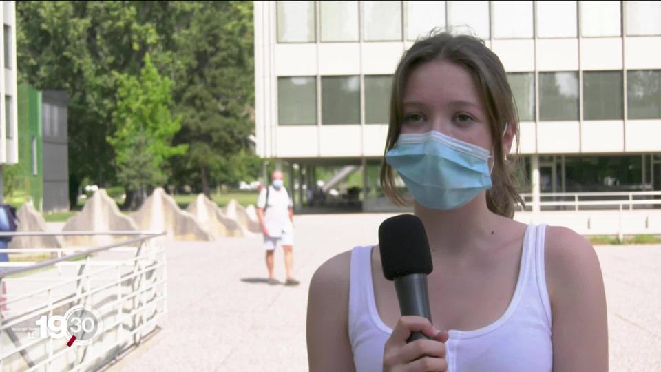 La rentrée a sonné pour les gymnasiens bernois, une rentrée placée sous le signe du port du masque obligatoire