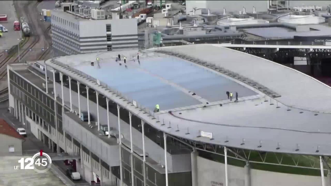 Le stade de Genève a inauguré lundi une centrale solaire installée sur son toit.