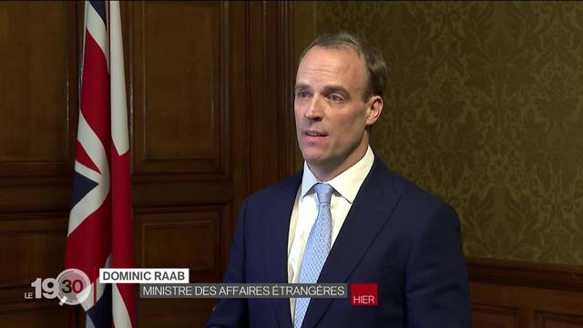 Boris Johnson aux soins intensifs, c'est le ministre des affaires étrangères Dominic Raab qui gère à Downing Street.