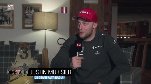 Ski alpin: interview de Justin Murisier