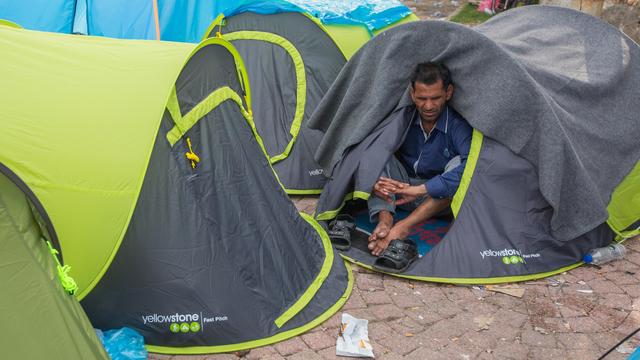 Des réfugiés inconnus arrivent en Grèce. [Depositphotos - Dimaberkut]