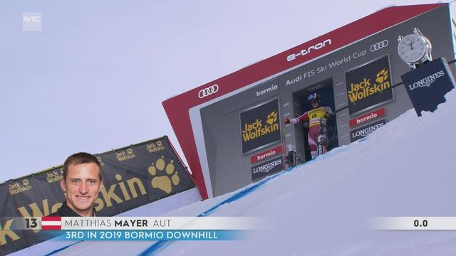 Ski: Matthias Mayer remporte la descente de Bormio