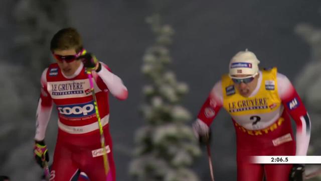 Sprint messieurs: Valnes (NOR) s’impose devant ses compatriotes Klaebo et Iversen, Hediger (SUI) termine 6ème