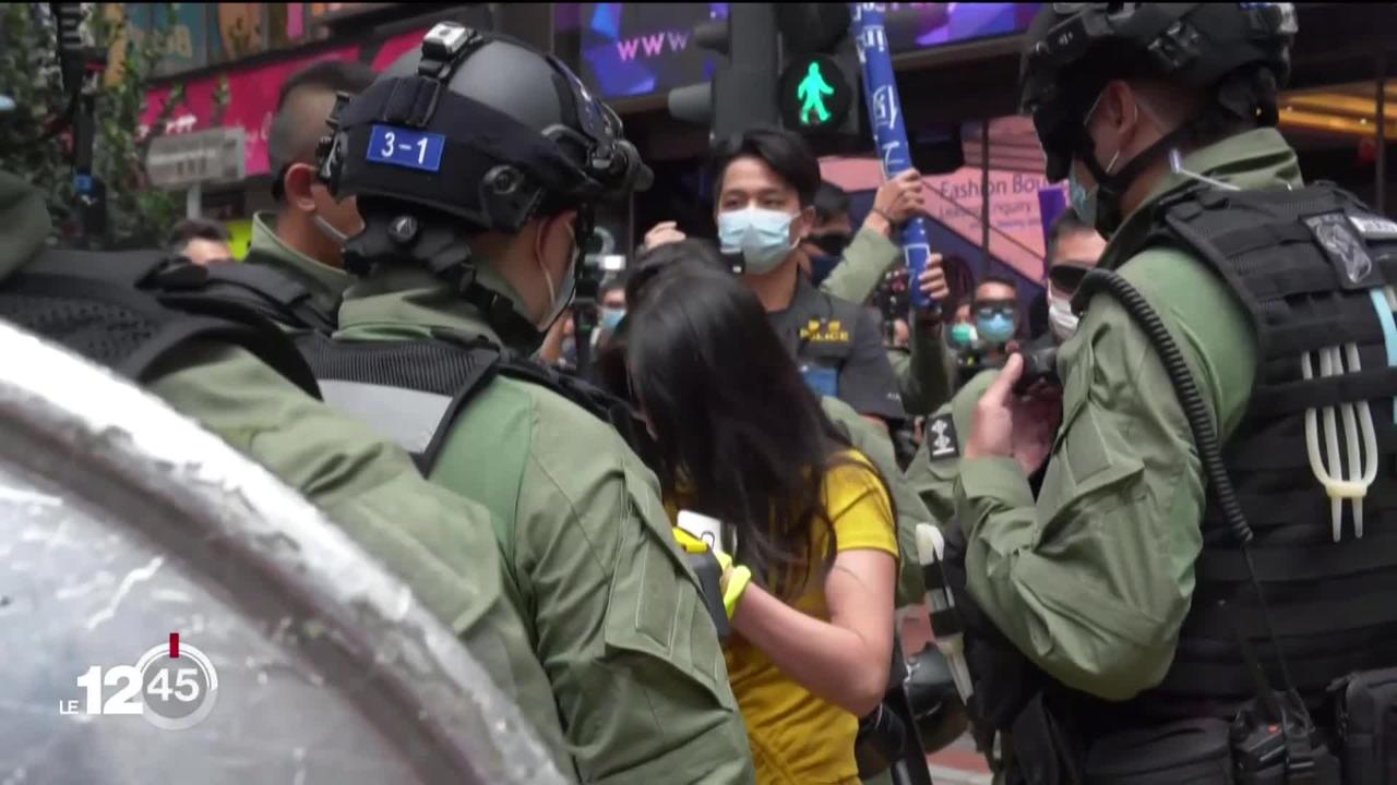Des milliers de policiers anti-émeutes mobilisés à Hong Kong à l'occasion de la fête nationale chinoise