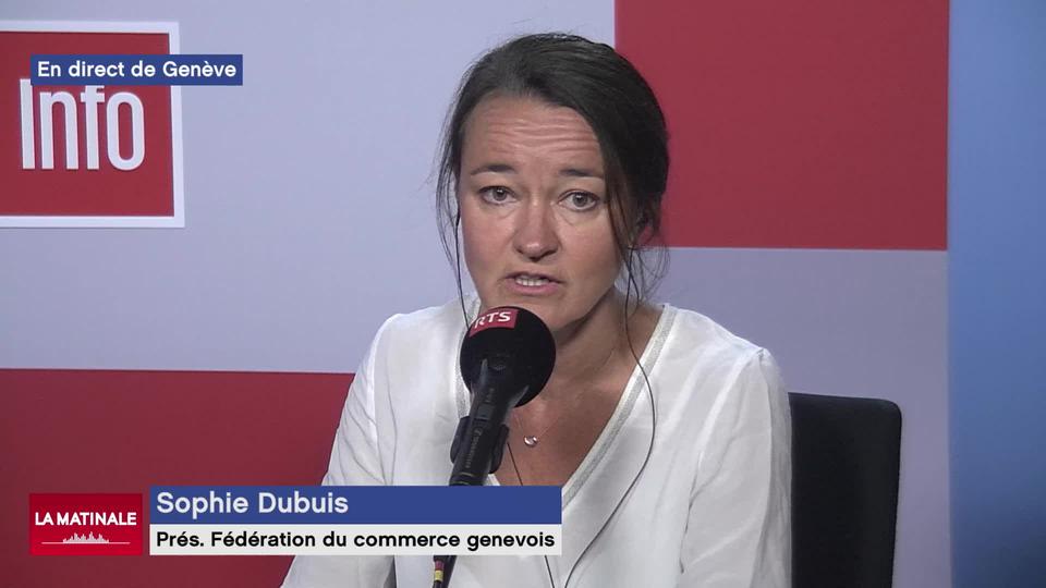 Sophie Dubuis, présidente de la Fédération du commerce genevois et de Genève-Tourisme (vidéo)