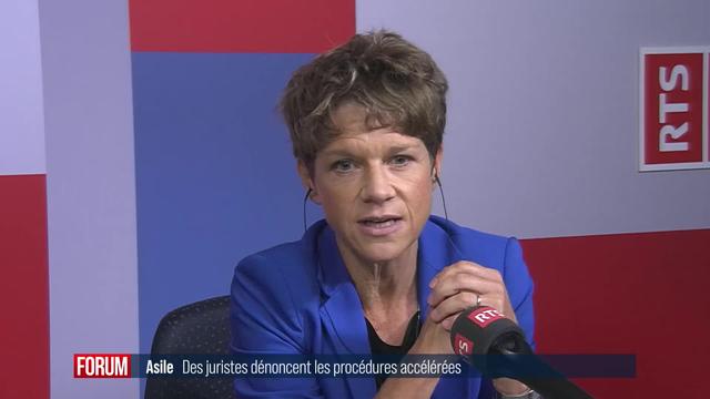 Les nouvelles procédures d'asile suisses sont-elles trop rapides? Interviews d'Aldo Brina et d'Emmanuelle Jacquet