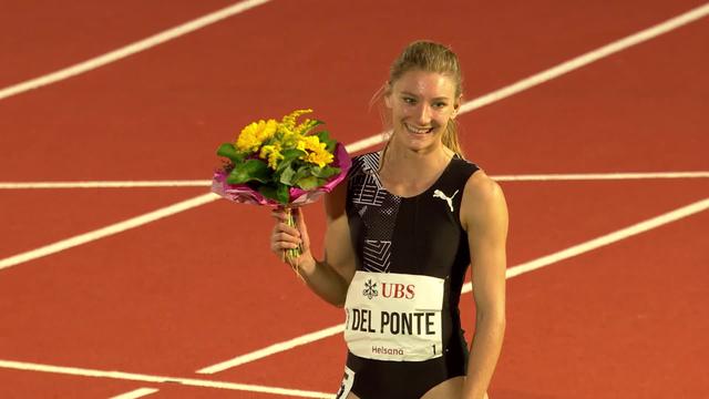 100m dames: Ajla Del Ponte (SUI) s'impose en 11.18
