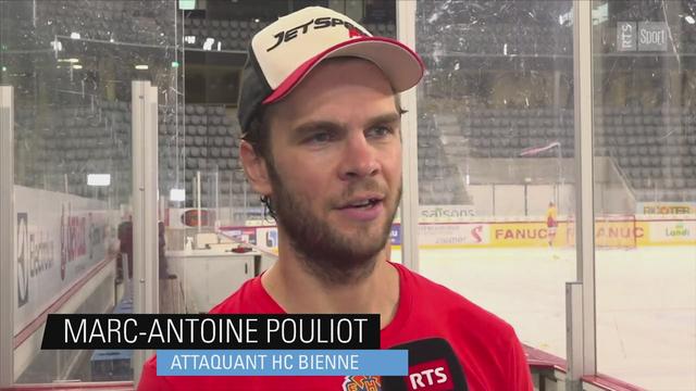 Hockey: Marc-Antoine Pouliot à l'interview avant le début de saison