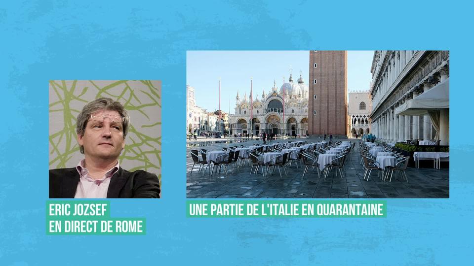 Quinze millions de personnes placées en quarantaine dans le nord de l'Italie