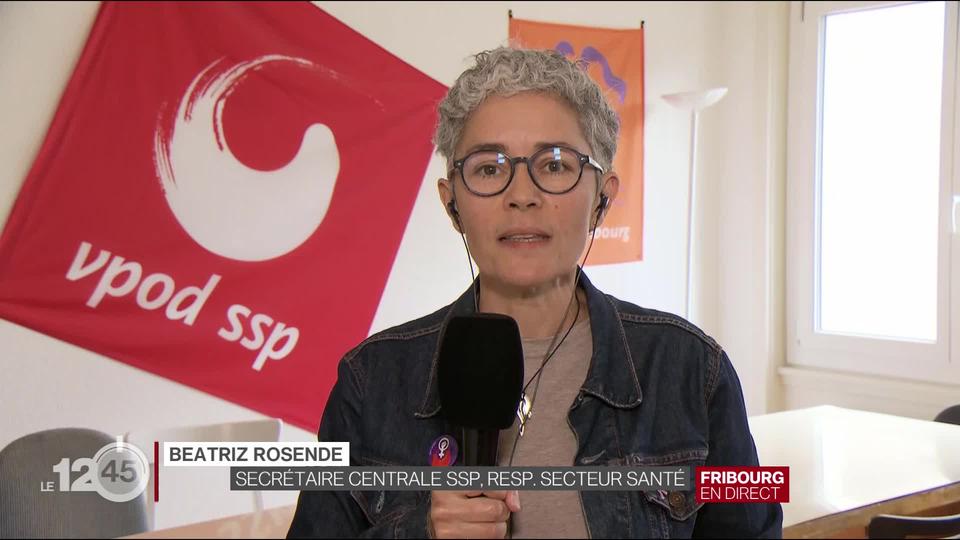 Les syndicats au chevet du personnel soignant vulnérable. Explications Beatriz Rosende, secrétaire centrale SSP.