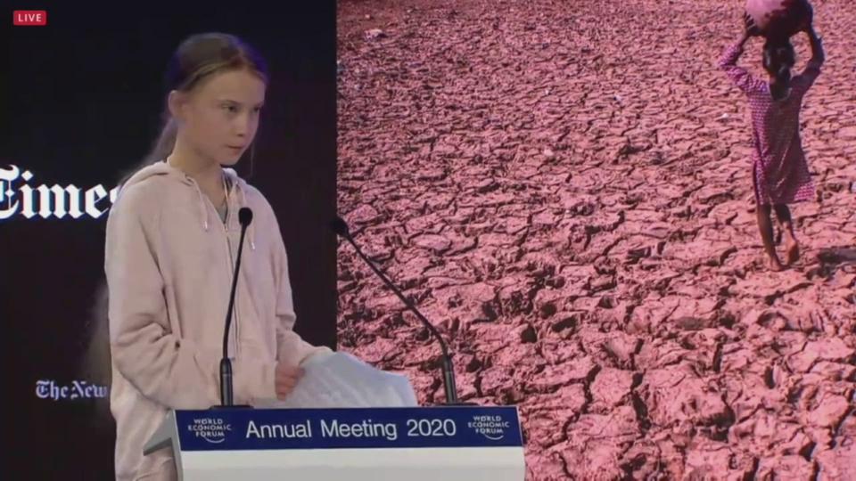 Greta Thunberg: "Notre maison brûle"